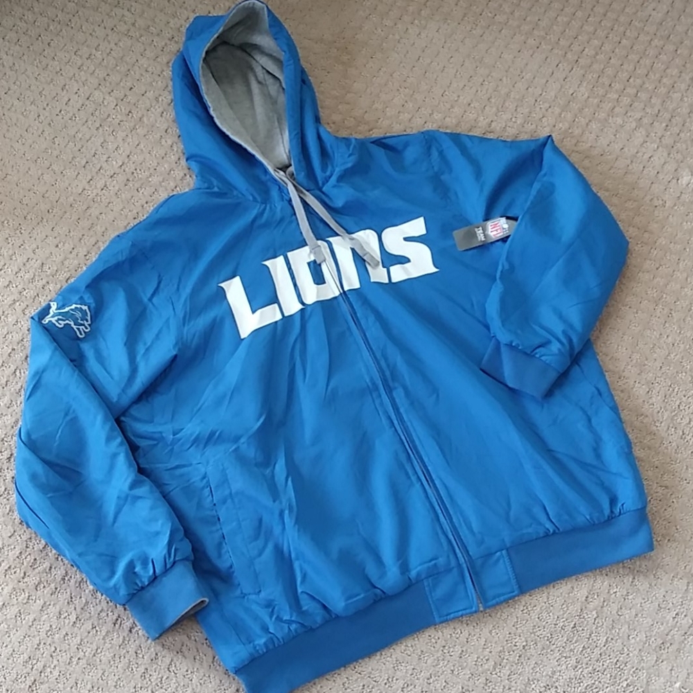 NWT NFL Detroit Lions Reversible Jacket 3XL